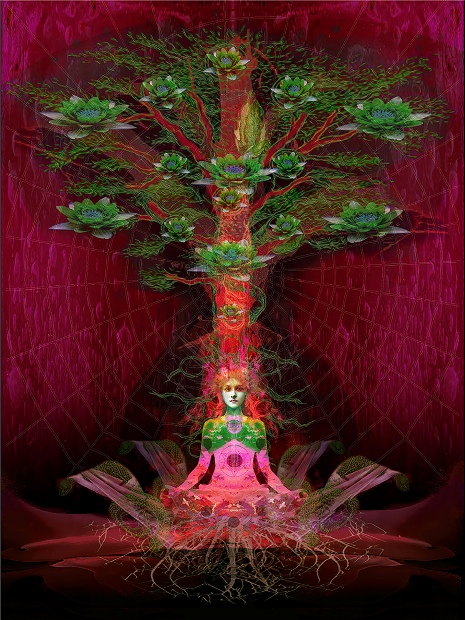 ''THE BODHI TREE 2/20' Limited Edition Print' by artist Ashley Cook